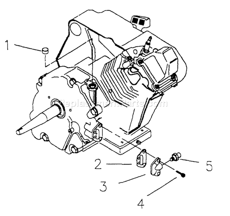 Page D Diagram and Parts List for 0766-0  Briggs and Stratton Pressure Washer